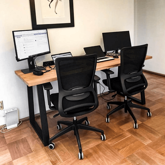 Escritorio Trapecio Inveretido - Madera Nativa 2