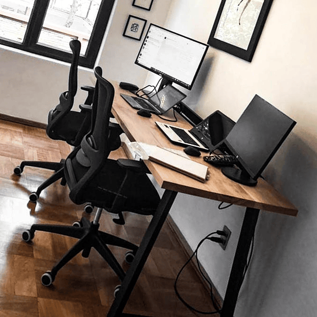 Escritorio Trapecio Inveretido - Madera Nativa 3