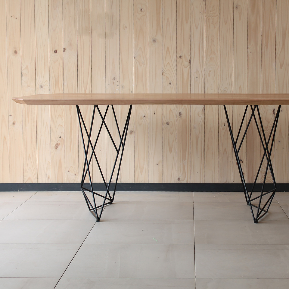 MESA Comedor Fractal - Madera Nativa 3