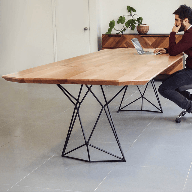 MESA Comedor Fractal - Madera Nativa 1