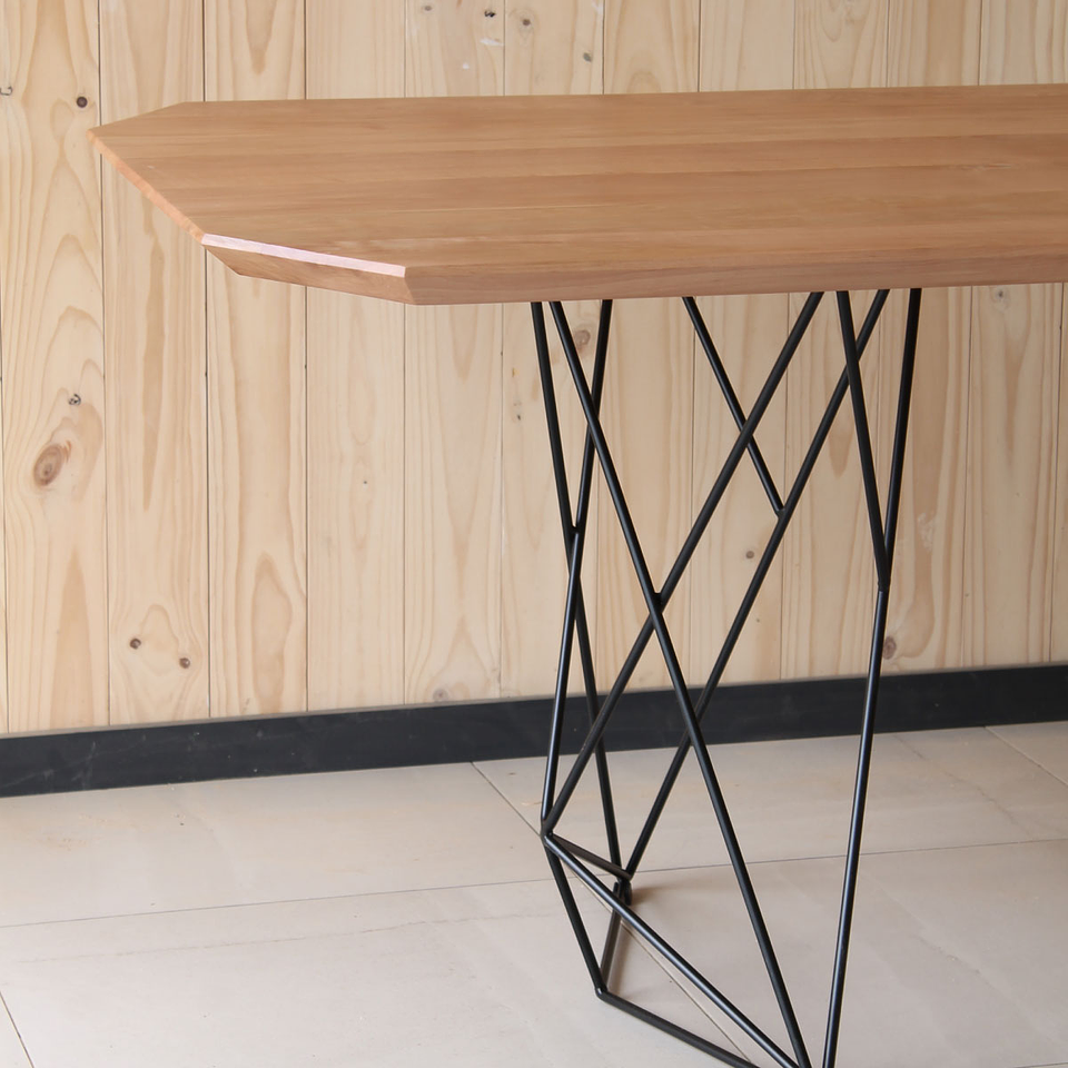 MESA Comedor Fractal - Madera Nativa 2