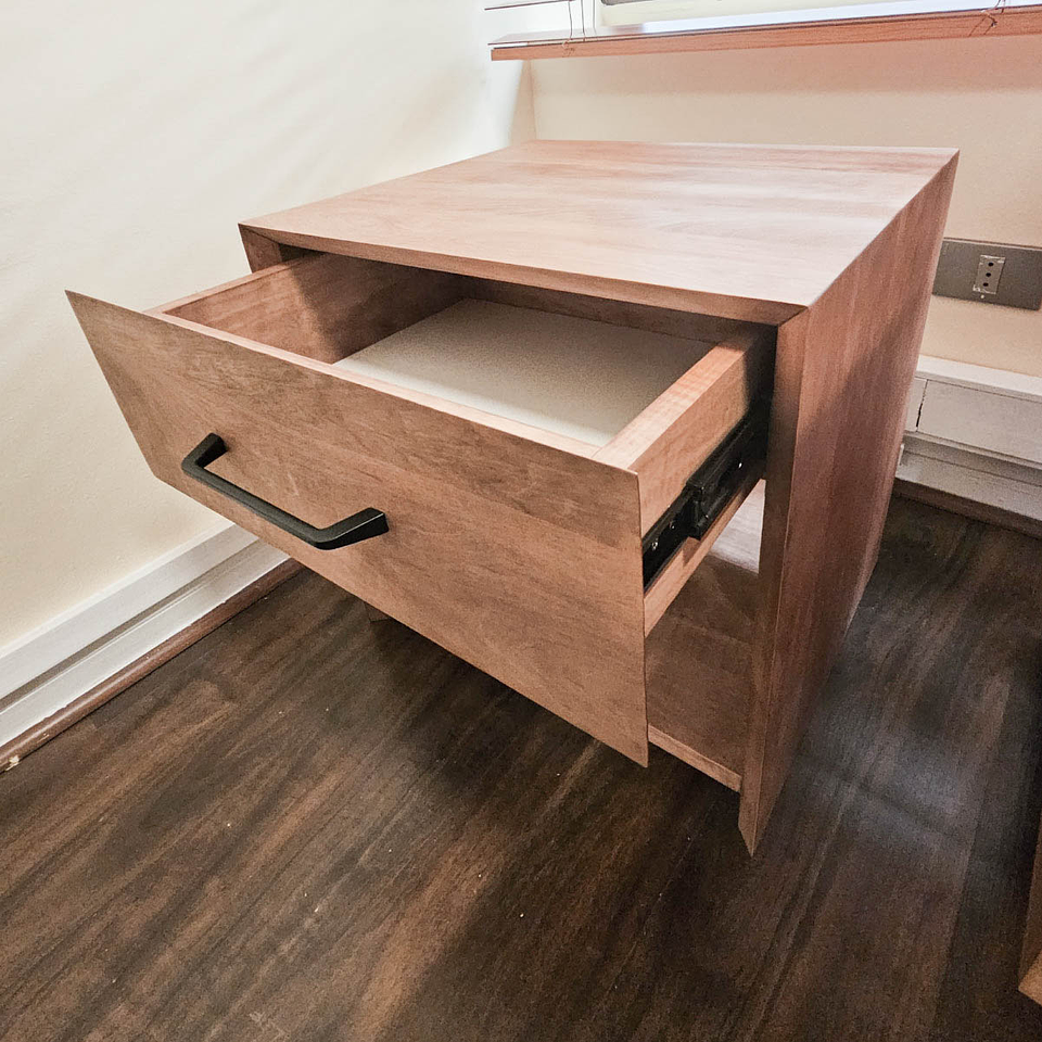 Cajonera V Abierta - Madera Nativa 3