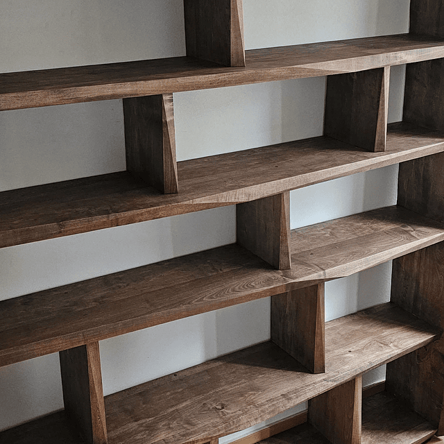 Librero / Repisas GEOZ *cerrado - Madera Nativa 7