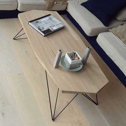 Mesa Centro GEOZ - Madera Nativa