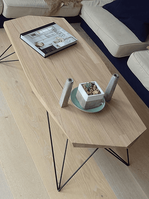 Mesa Centro GEOZ - Madera Nativa