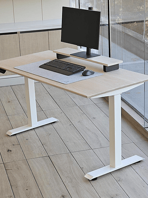  Escritorio Regulable PRO BLANCO - Madera Nativa