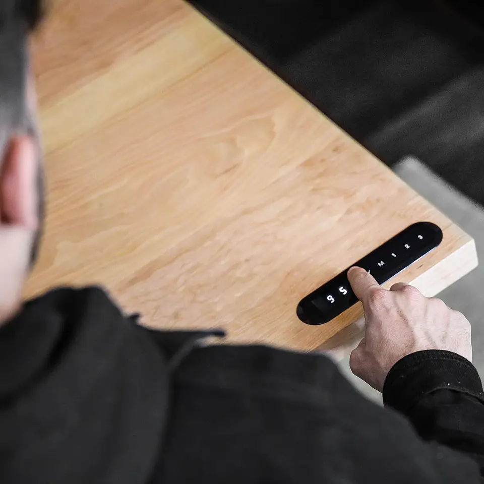  Escritorio Regulable PRO BLANCO - Madera Nativa 2