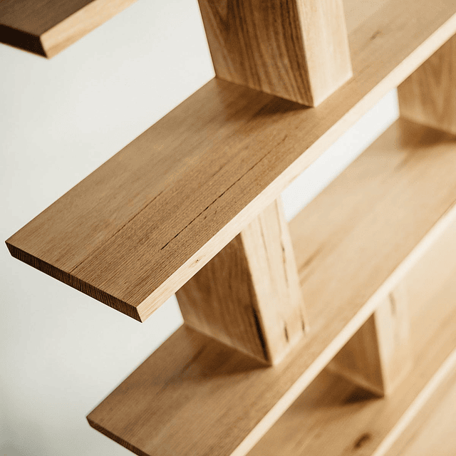 Librero / Repisas GEOZ *abierto - Madera Nativa 7