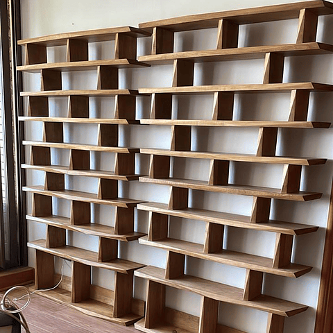 Librero / Repisas GEOZ *abierto - Madera Nativa