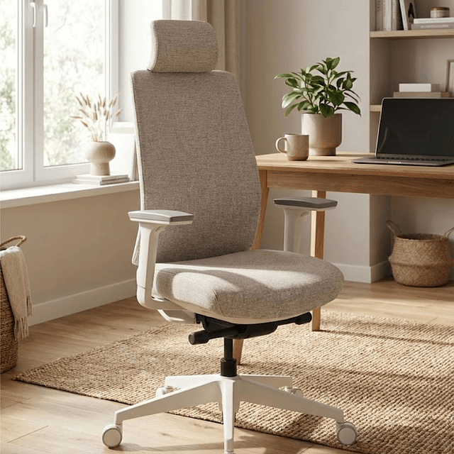 Silla Ergonómica - SILKA *BEIGE 4