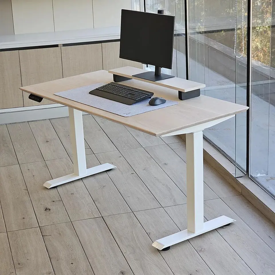  Escritorio Regulable PRO BLANCO - Madera Nativa 3