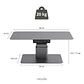 Soporte Monitor Ajustable RGB Eléctrico - BASE PRO - Miniatura 3