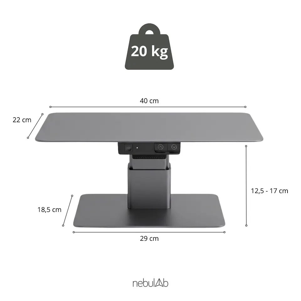 Soporte Monitor Ajustable RGB Eléctrico - BASE PRO 3