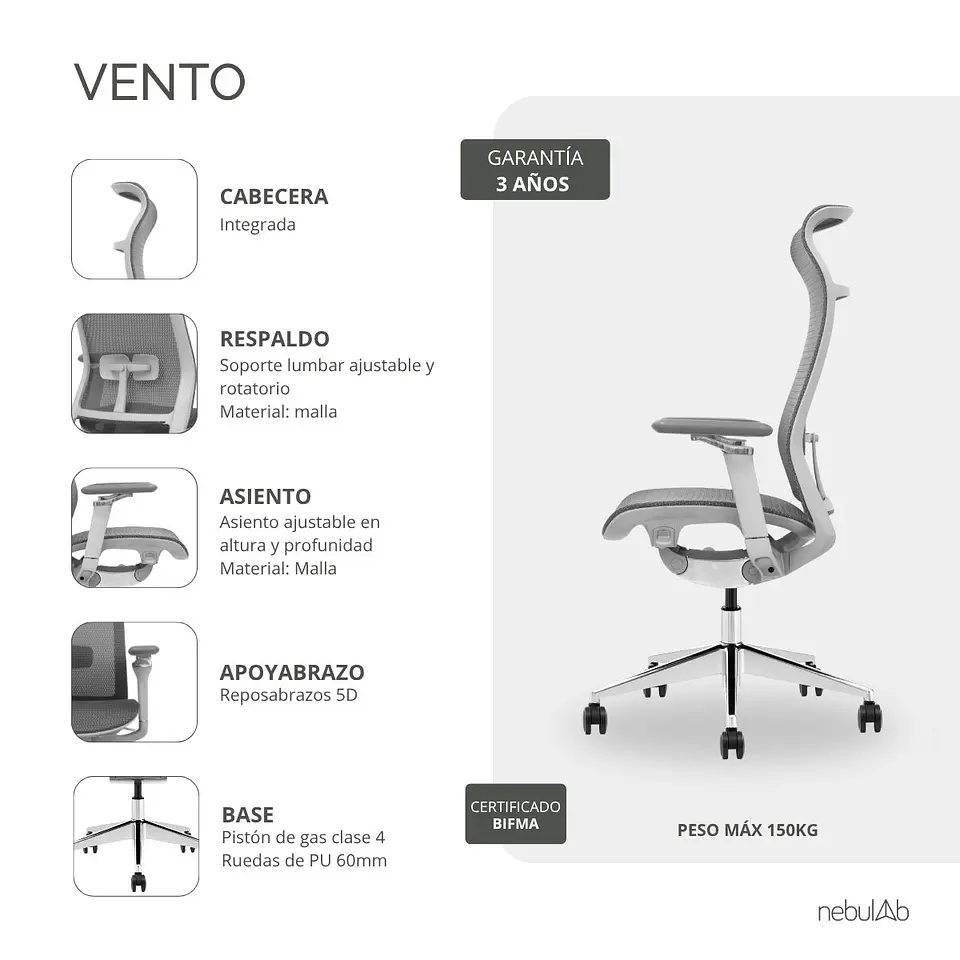 VENTO - Gris 3
