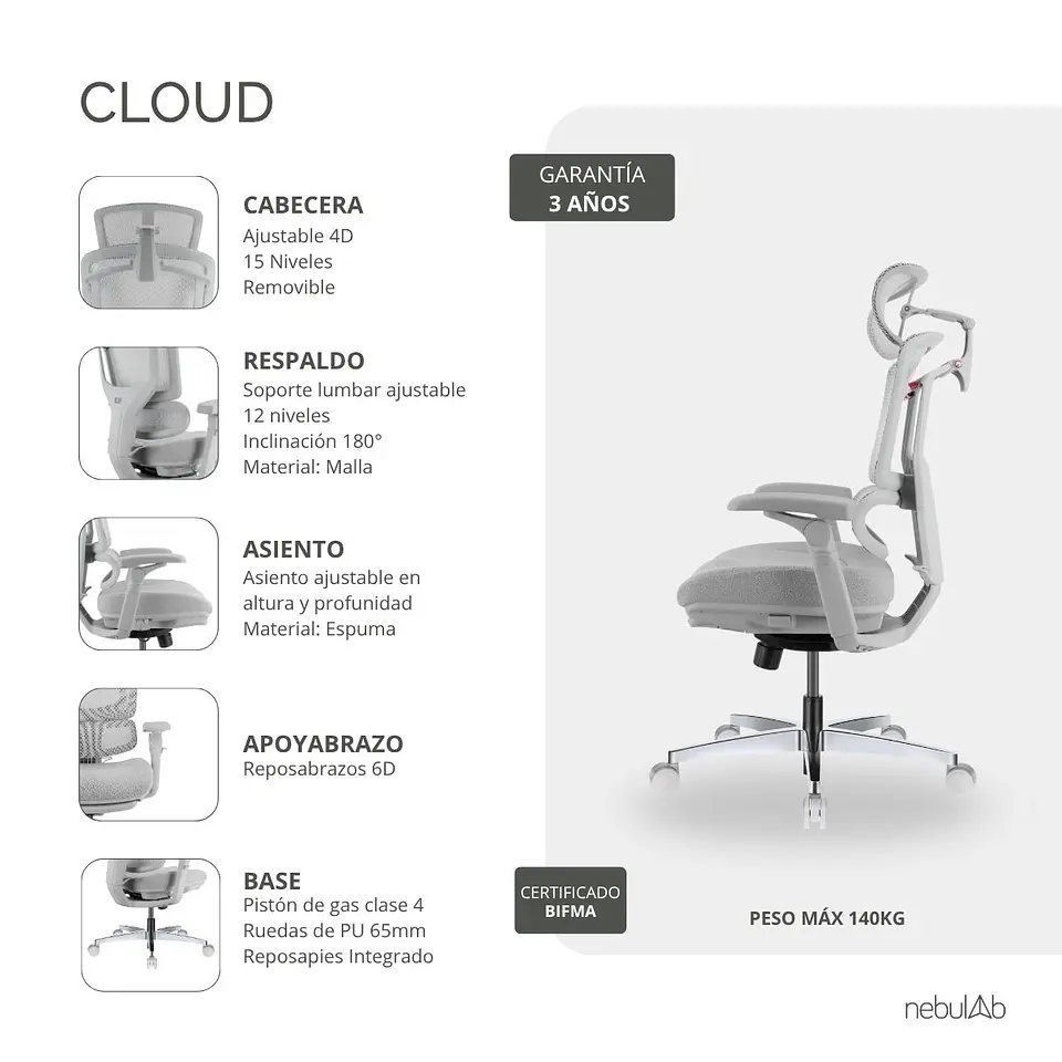 CLOUD - Gris 3