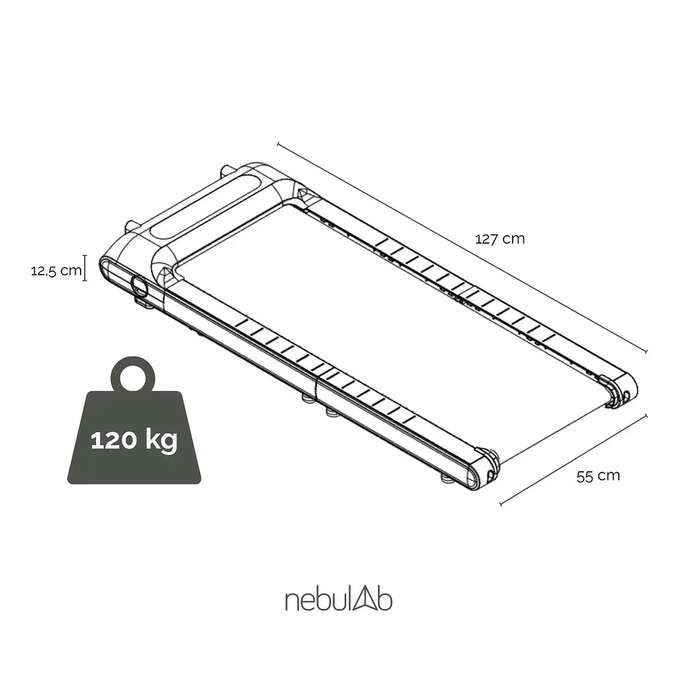 Caminadora Plegable Silenciosa - 2.5HP Brushless 4