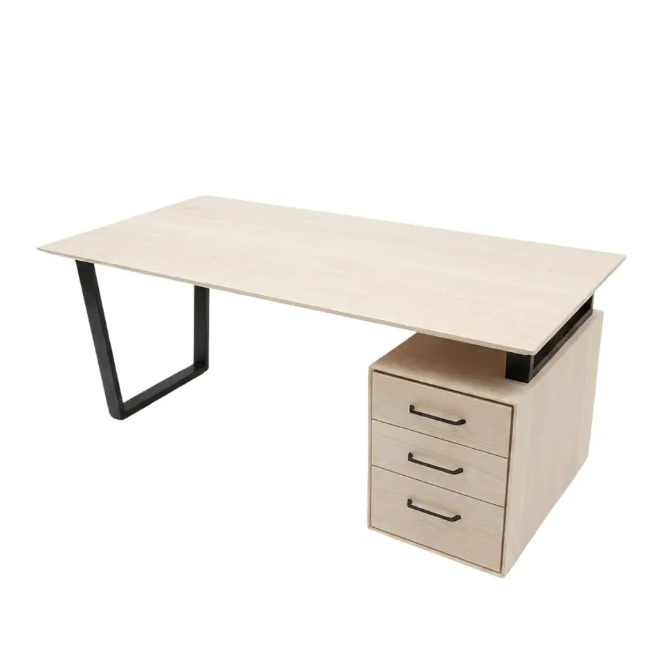 Escritorio Trapecio Cajonera - Madera Nativa 23