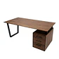 Escritorio Trapecio Cajonera - Madera Nativa - Miniatura 25