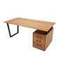 Escritorio Trapecio Cajonera - Madera Nativa - Miniatura 24