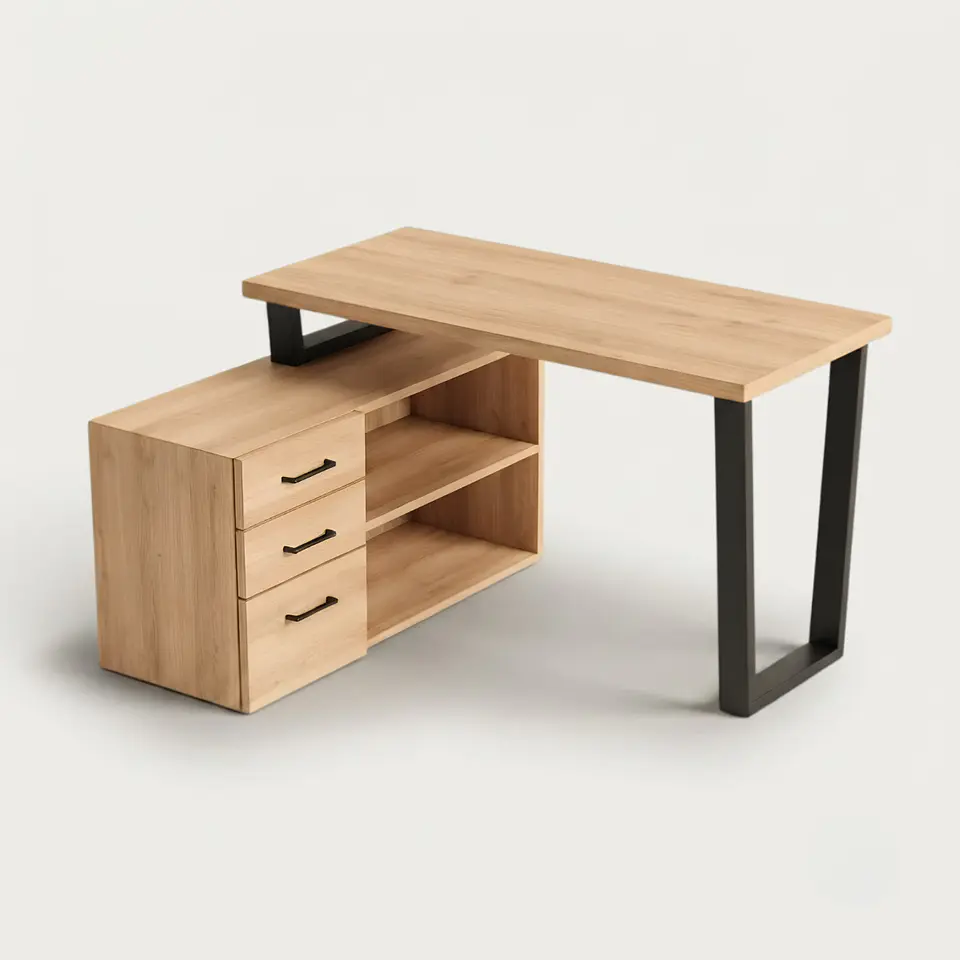 Escritorio Trapecio XL - Madera Nativa 1