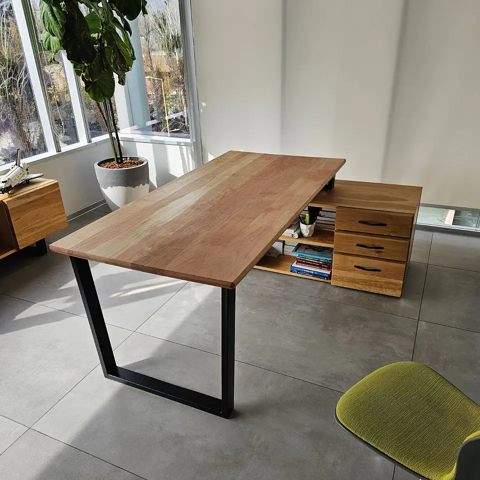 Escritorio Trapecio XL - Madera Nativa 3