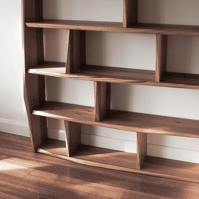 Librero / Repisas GEOZ *cerrado - Madera Nativa 6