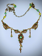 ☢ Uranium glass dragon necklace - Private collection - thumbnail 1