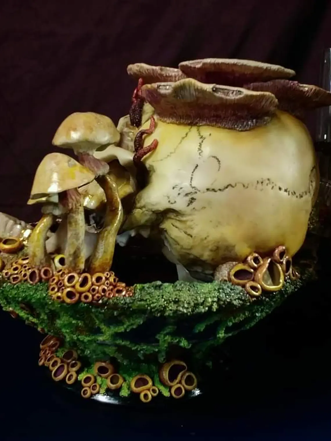 Skull globe/specimen/planter  9