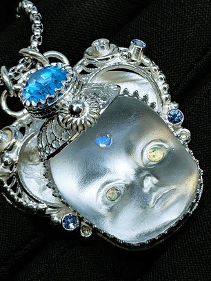 SS - Cordelia~   Daughter of the sea - Dream keeper #2 Sterling and blue Topaz- Video