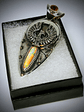 Hand engraved Phoenix & Fire opal - Private collection - thumbnail 6