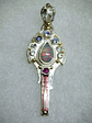 Pink Tourmaline, tanzanite, moonstone and opal space key - Private collection - thumbnail 2