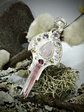 Pink Tourmaline, tanzanite, moonstone and opal space key - Private collection - thumbnail 4