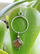 Danish style strawberry quartz, dangle earrings - Sterling - thumbnail 5
