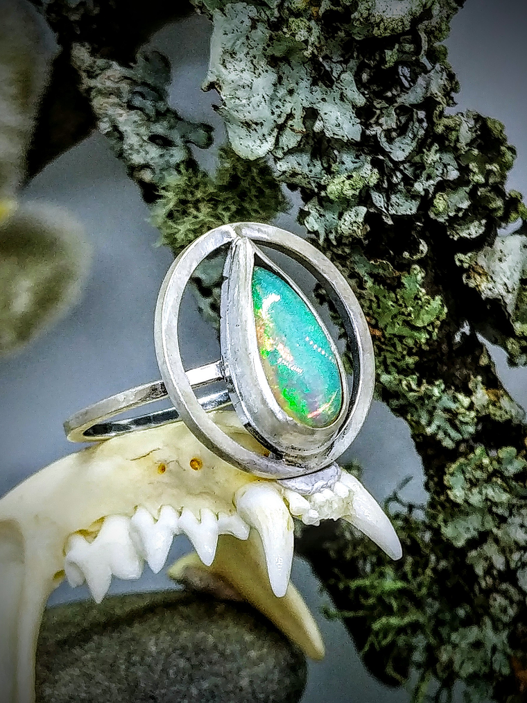 Opal space ring - Private collection 3