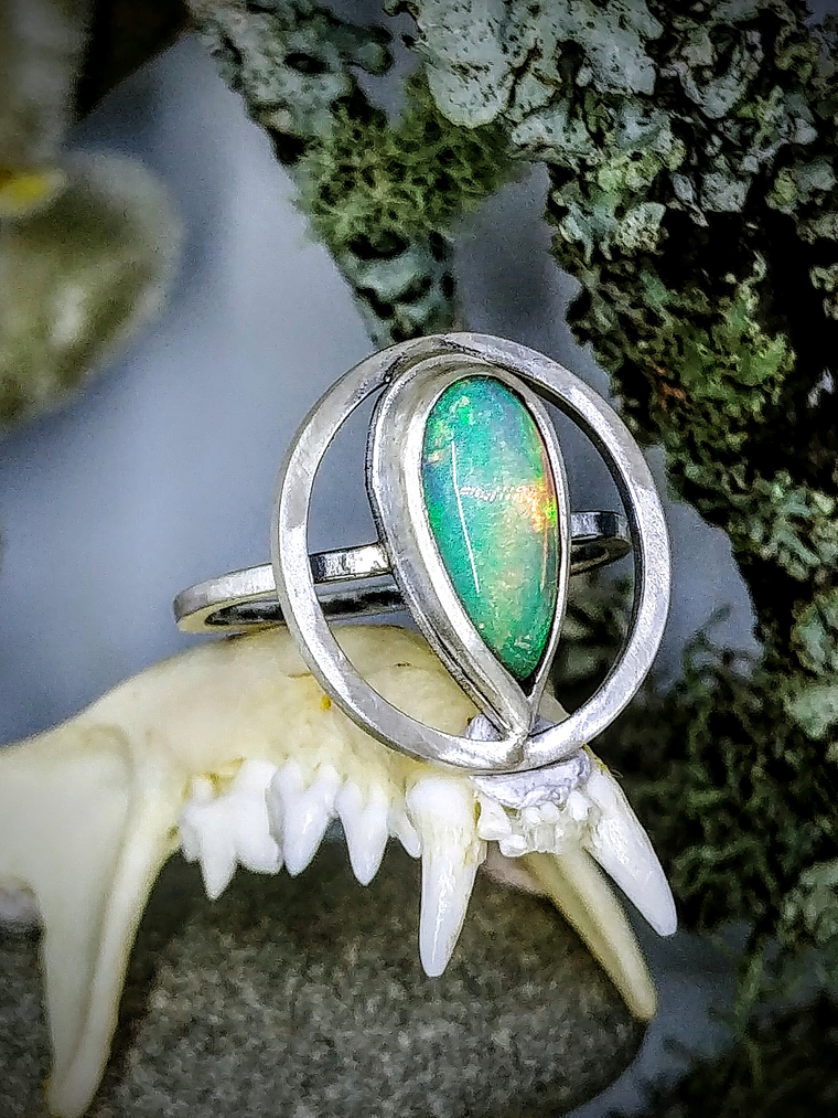 Opal space ring - Private collection 2