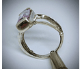5.27ct Sterling and baby pink Kunzite ring - Sz 8.5 - Video ⏯