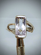 ⏯ 5.27ct Sterling and baby pink Kunzite ring - Sterling - Sz 8.5 - Video  - thumbnail 10