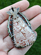 Egyptian revival Uranium glass pendant -  Private collection - thumbnail 6