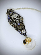 RTS - Memento Mori cremation pendant - Holds ashes - Costume - thumbnail 3
