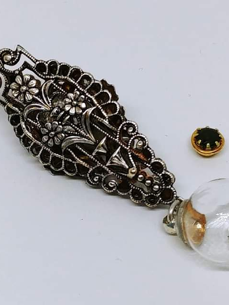 RTS - Memento Mori cremation pendant - Holds ashes - Costume 5