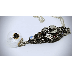 💀 Memento Mori cremation pendant - Holds ashes