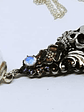 RTS - Memento Mori cremation pendant - Holds ashes - Costume - thumbnail 1
