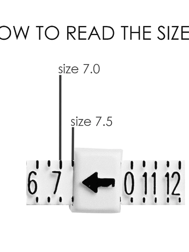 PVC Adjustable Ring sizer 3