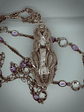 Kunzite and aquamarine Chrysalis - Cremation necklace - thumbnail 9