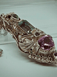 Kunzite and aquamarine Chrysalis - Cremation necklace - thumbnail 8