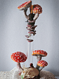 Amanita mushroom & stoat skull Apothecary bottle -  - thumbnail 6