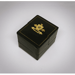 Victorian sewing box style ring box