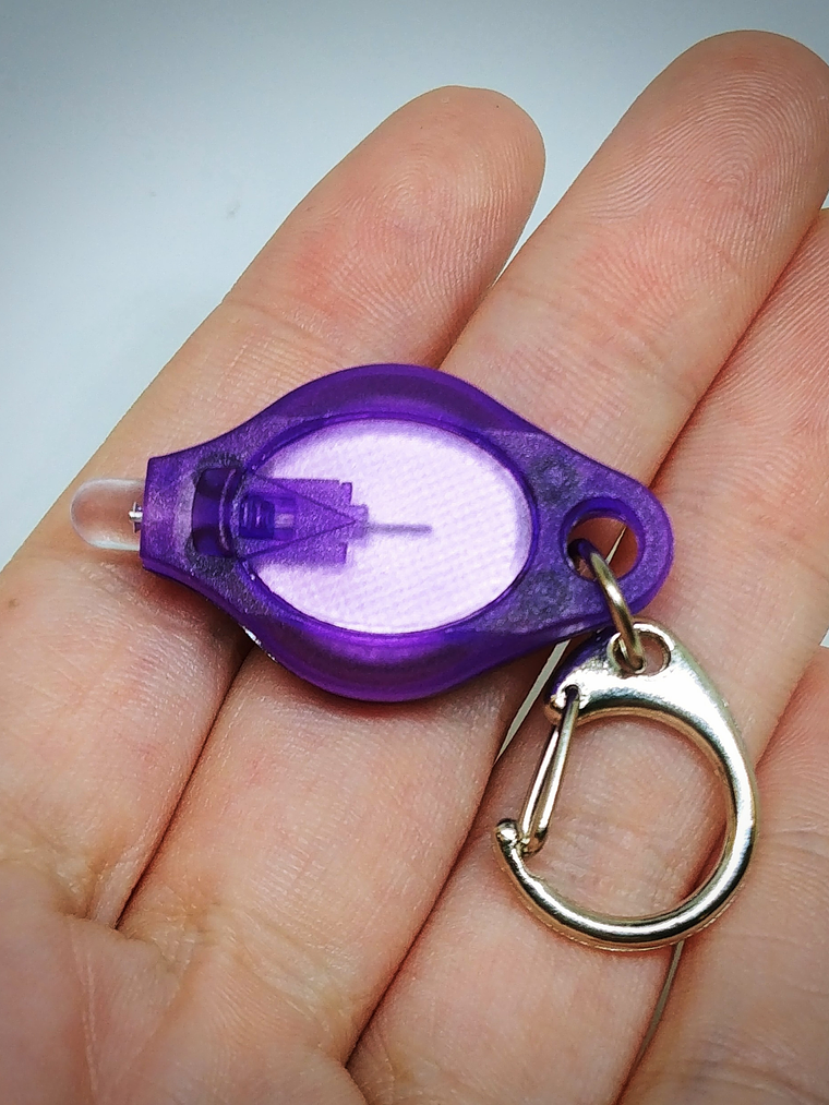 395 - Black light UV Keychain for Uranium glass jewelry  2
