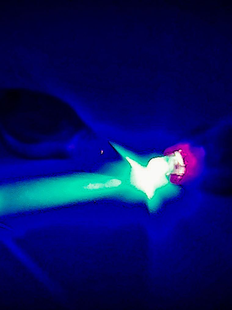 395 - Black light UV Keychain for Uranium glass jewelry  3