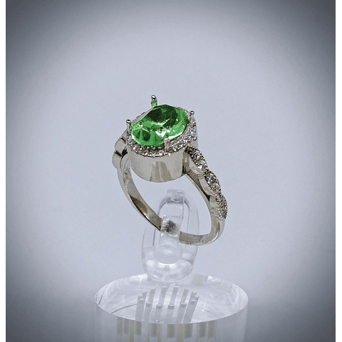 SS - 3.5ct ☢ Victorian style UG glass Urn ring - Holds ashes - Sterling 💍